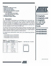 DataSheet AT45DCB004D pdf